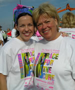 women at race for the cure